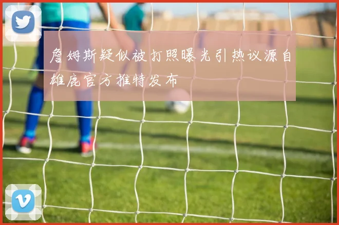 詹姆斯疑似被打照曝光引热议源自雄鹿官方推特发布